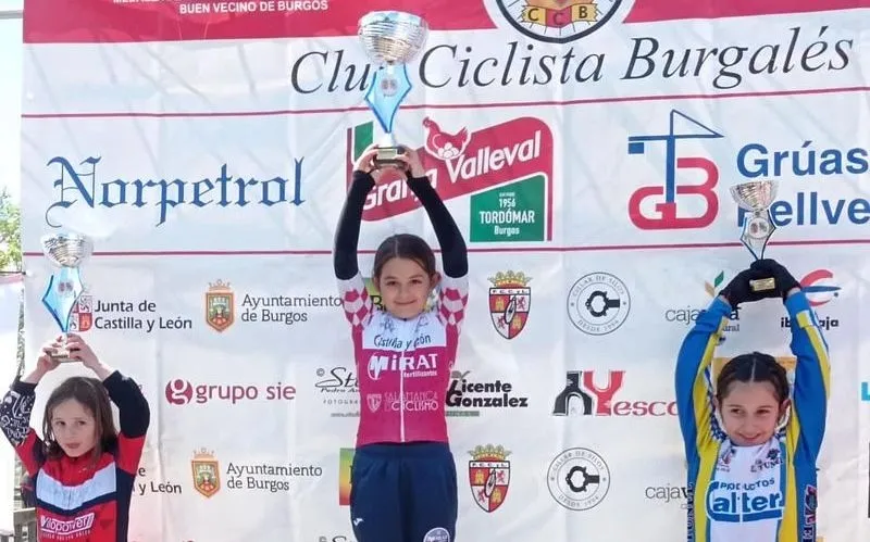 Vega Iglesias ganaba esta prueba de la Copa de escuelas BTT de Castilla y León en la categoría infantil
