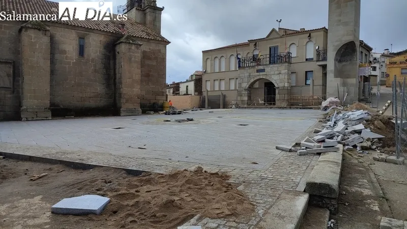 Obras en la Plaza Mayor a punto de finalizar