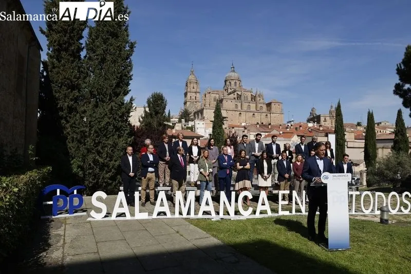 Presentación de la candidatura del PP para las elecciones municipales en Salamanca. Foto de David Sañudo