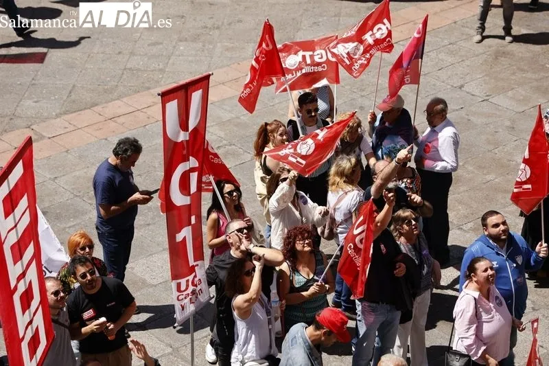 Foto 9 - Salamanca reclama sueldos m&aacute;s altos
