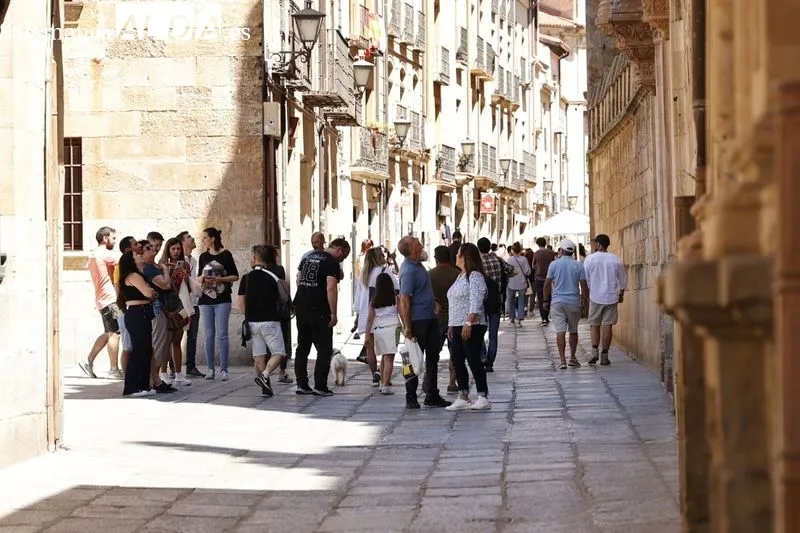 Ambiente en Salamanca en este 1 de mayo. Fotos: David Sañudo