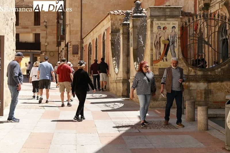 Ambiente en Salamanca en este 1 de mayo. Fotos: David Sañudo
