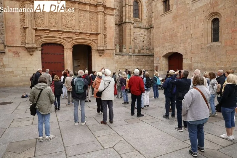 Ambiente en el centro de Salamanca este domingo. Fotos: David Sañudo