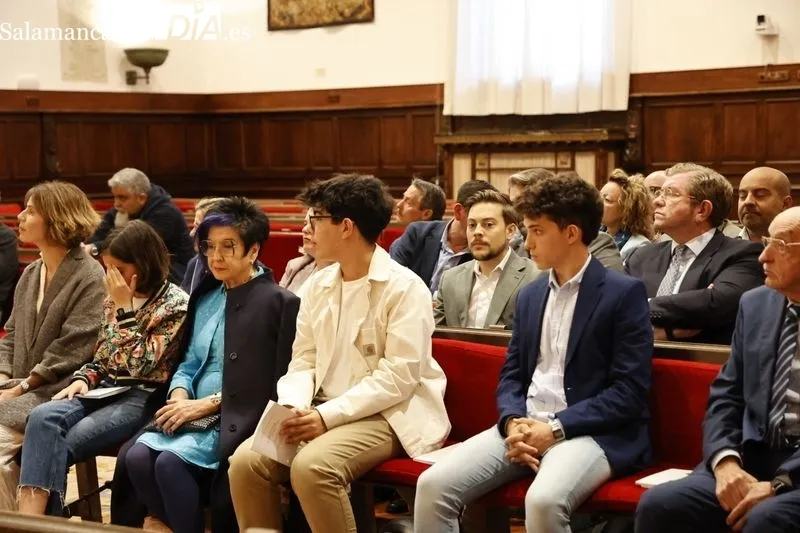 Acto de ingreso de Juan Manuel Corchado en la Real Academia de Medicina de Salamanca. Fotos: David Sañudo