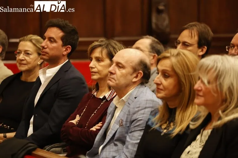Acto de ingreso de Juan Manuel Corchado en la Real Academia de Medicina de Salamanca. Fotos: David Sañudo