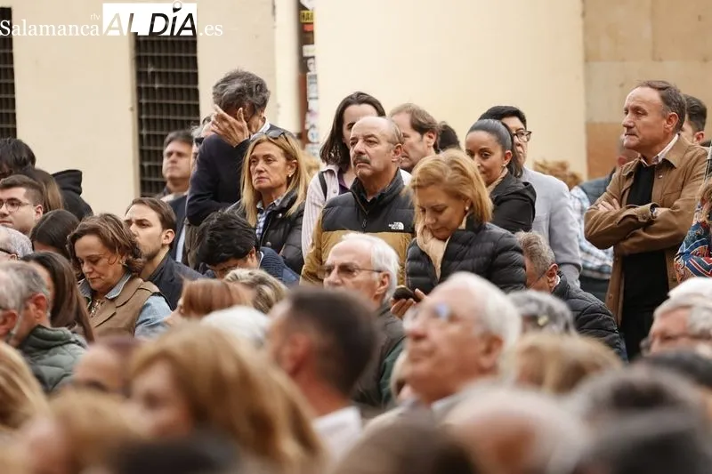 Mitin del PP en Salamanca con Rajoy, Mañueco y Carbayo. Fotos: David Sañudo