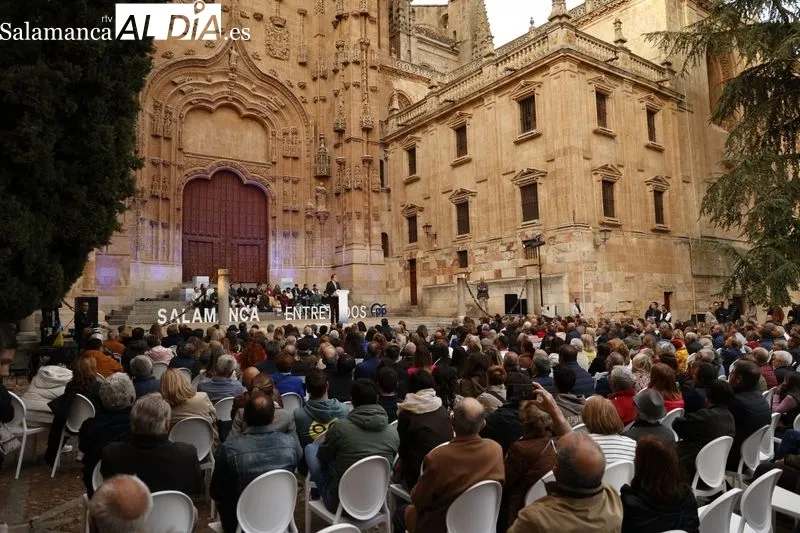 Mitin del PP en Salamanca con Rajoy, Mañueco y Carbayo. Fotos: David Sañudo