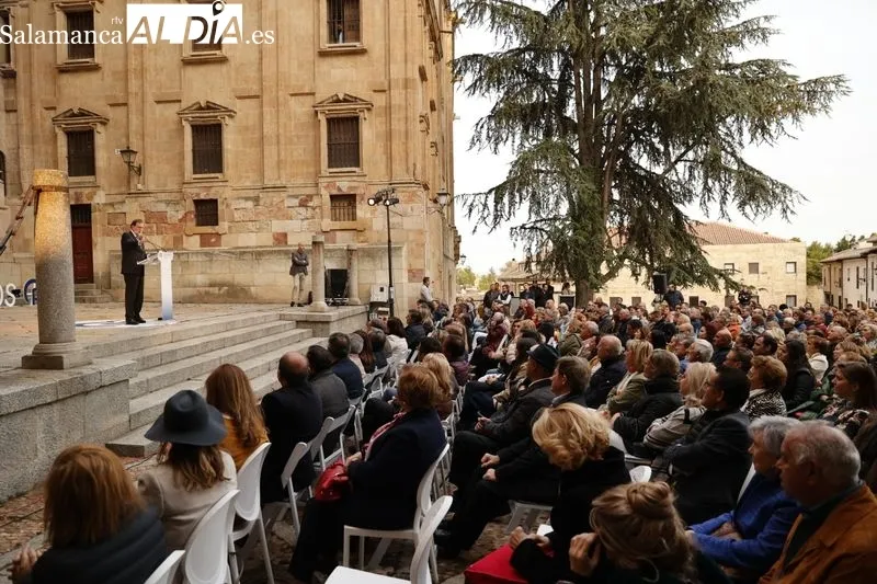 Mitin del PP en Salamanca con Rajoy, Mañueco y Carbayo. Fotos: David Sañudo