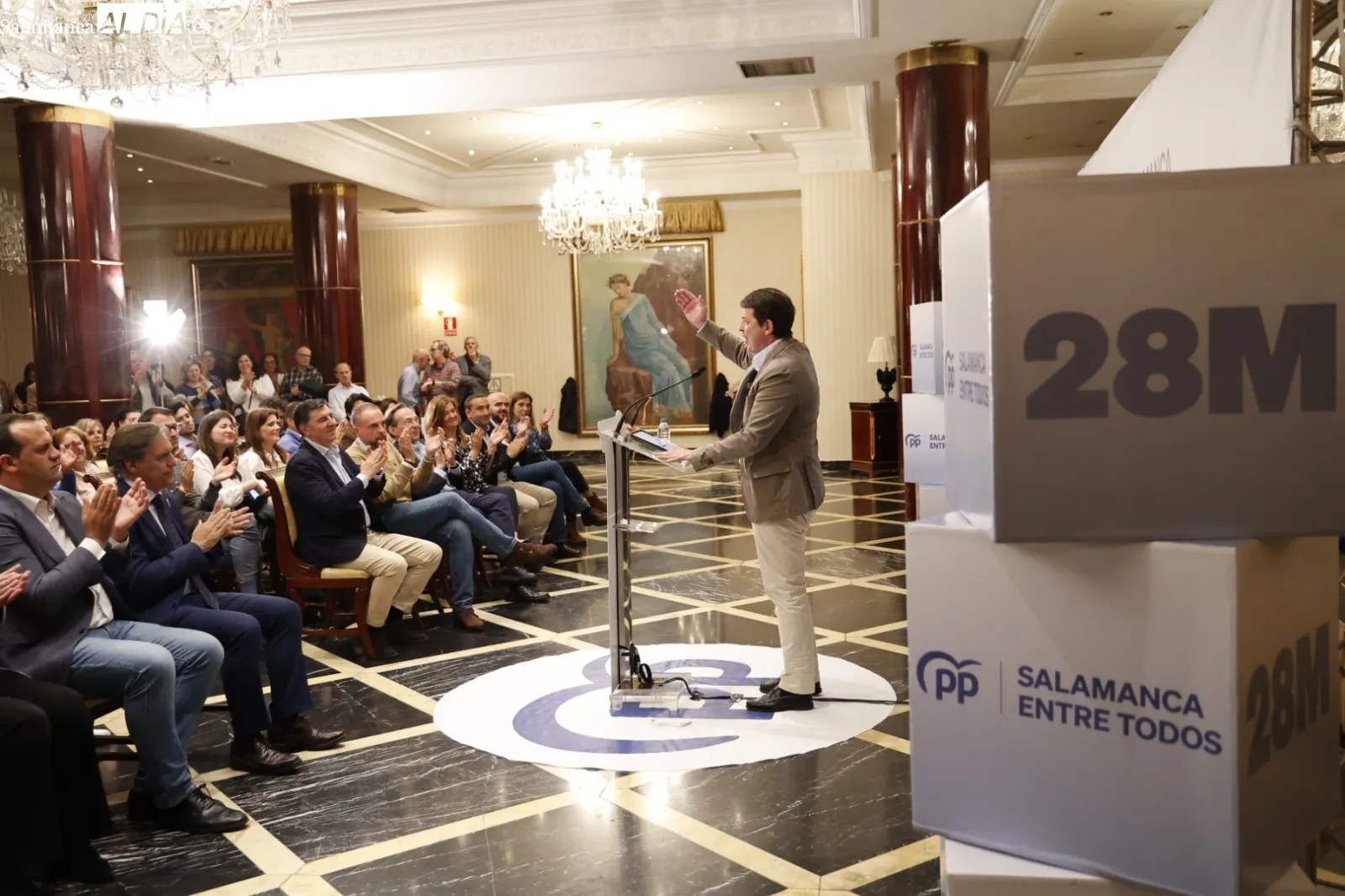 Acto de fin de campaña del Partido Popular en Salamanca. Fotos: David Sañudo