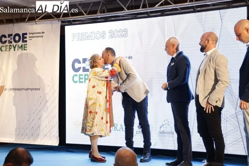 Ceremonia de entrega de los Premios CEOE CEPYME Salamanca 2023. Fotos: David Sañudo