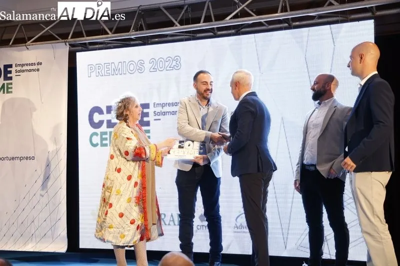Ceremonia de entrega de los Premios CEOE CEPYME Salamanca 2023. Fotos: David Sañudo