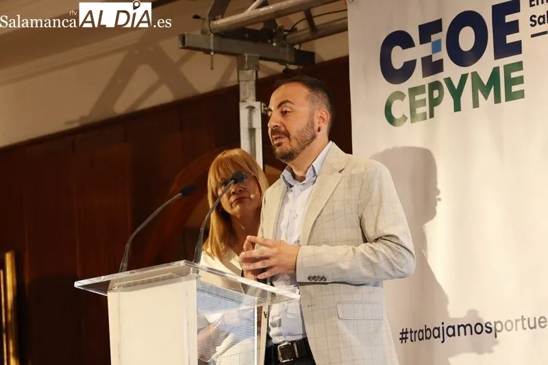 Ceremonia de entrega de los Premios CEOE CEPYME Salamanca 2023. Fotos: David Sañudo