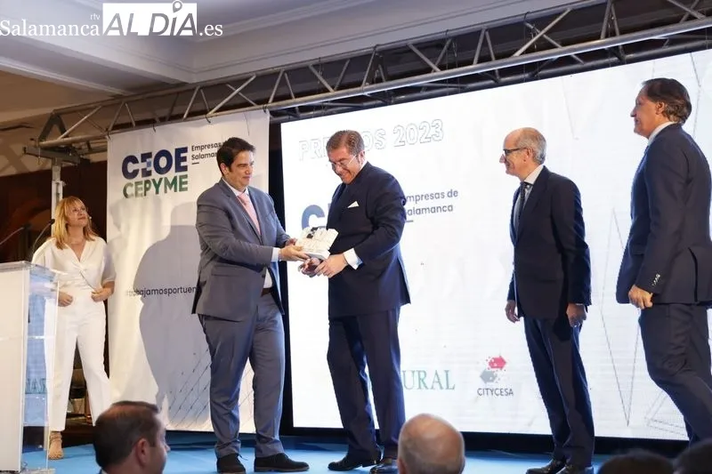 Ceremonia de entrega de los Premios CEOE CEPYME Salamanca 2023. Fotos: David Sañudo