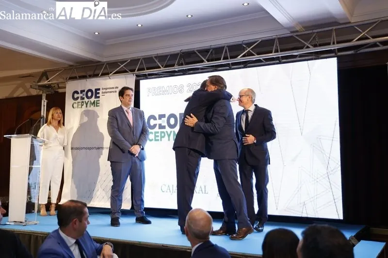 Ceremonia de entrega de los Premios CEOE CEPYME Salamanca 2023. Fotos: David Sañudo