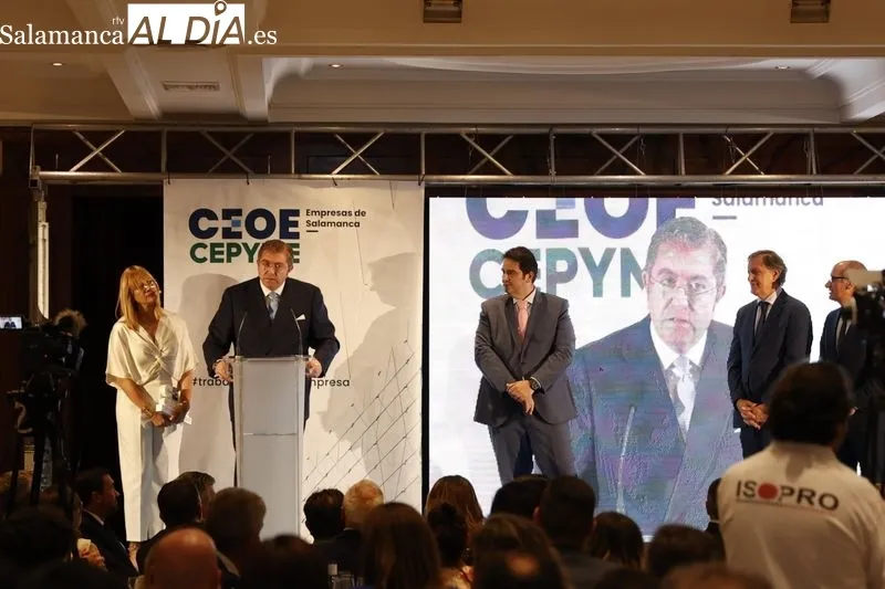 Ceremonia de entrega de los Premios CEOE CEPYME Salamanca 2023. Fotos: David Sañudo