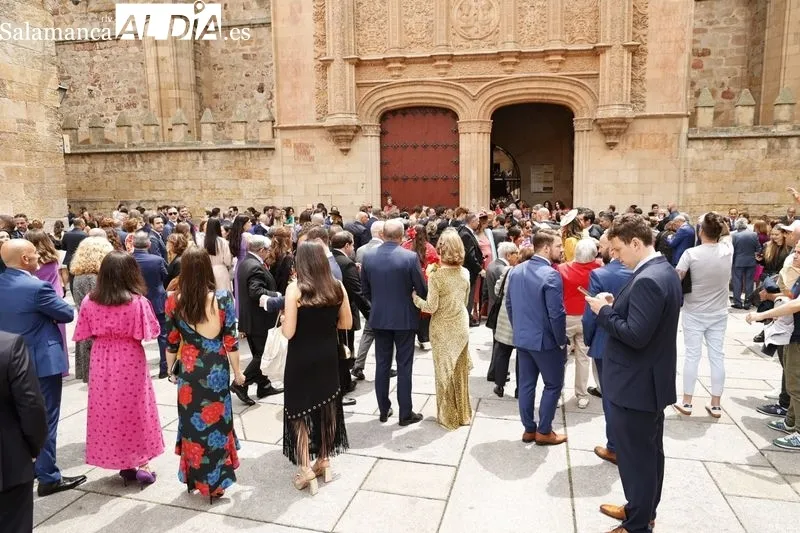 Ambiente en el centro de Salamanca este sábado. Fotos: David Sañudo