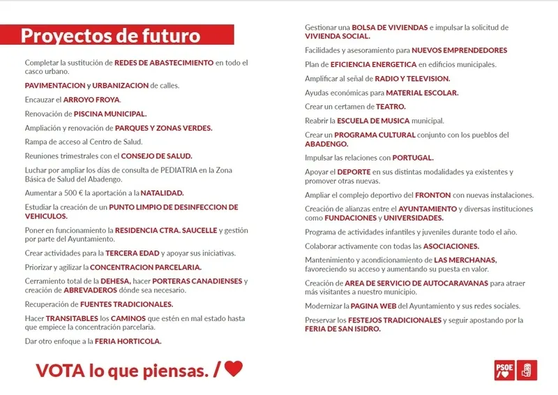 Foto 2 - El PSOE de Lumbrales celebra este mi&eacute;rcoles un acto electoral