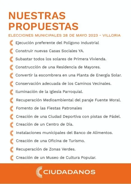 Pascual Bonal Barrera es el líder y candidato de Ciudadanos en Villoria