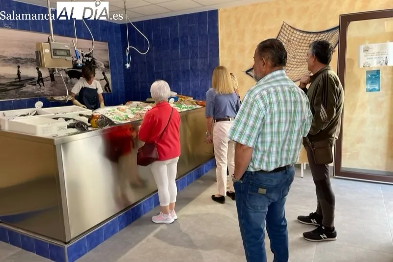 Mercedes Miguel abre en Peñaranda su pescadería Rías Baixas
