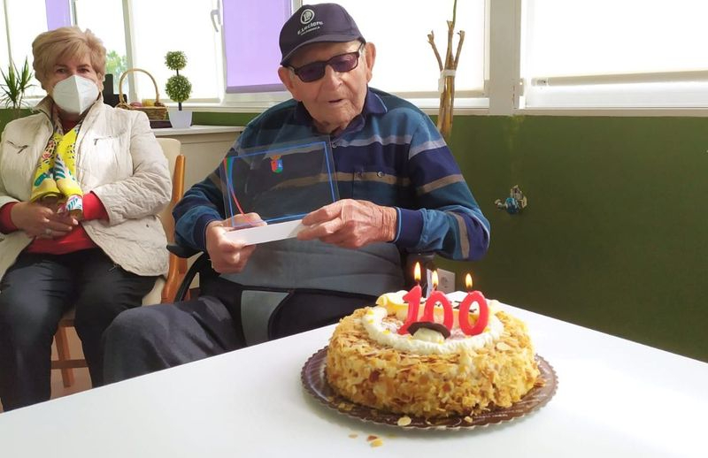 Un nuevo centenario en la provincia: Luis Polo Pérez cumple sus 100 años en Villares de la Reina