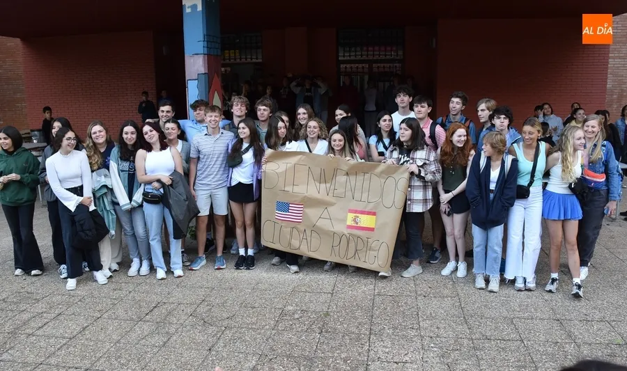 Foto 9 - 26 j&oacute;venes de Tennessee (EEUU) se acercan a Ciudad Rodrigo gracias al IES Fray Diego