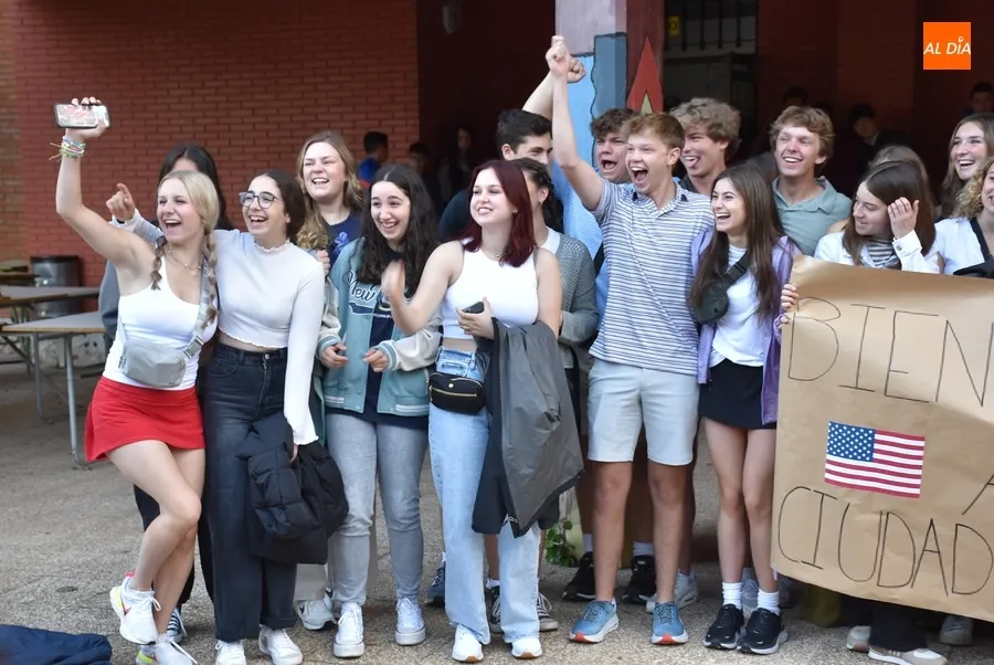 Foto 10 - 26 j&oacute;venes de Tennessee (EEUU) se acercan a Ciudad Rodrigo gracias al IES Fray Diego