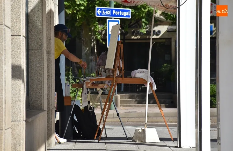 Foto 2 - El toledano Rafael Carrascal Garc&iacute;a triunfa en las Bodas de Plata del Concurso de Pintura al Aire Libre