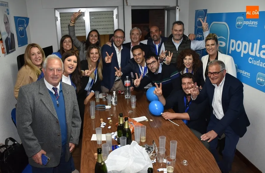 Foto 2 - El PP barre en Ciudad Rodrigo obteniendo el mayor n&uacute;mero de concejales de su historia
