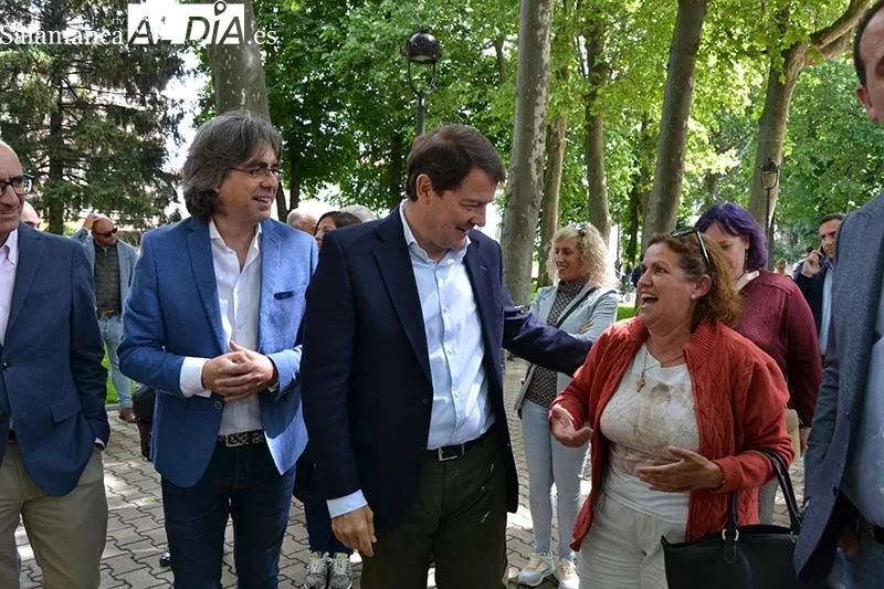 Foto 4 - Alfonso Fern&aacute;ndez Ma&ntilde;ueco visita B&eacute;jar junto al candidato del PP a la alcald&iacute;a