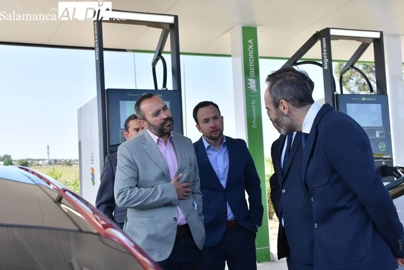 Salamanca inaugura el primer gran parque de recarga ultrarrápida de vehículos eléctricos | FOTOS: Vanesa Martins 