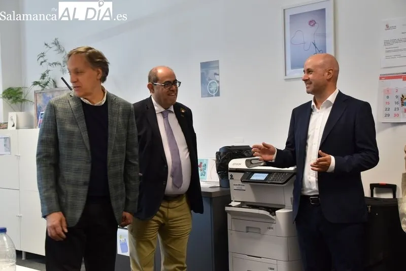 El candidato a la alcaldía Carlos García Carbayo 