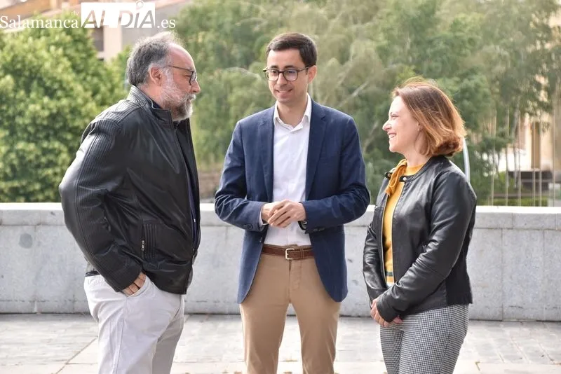 José Luis Mateos junto a Juan José García Meilán y Mar Fuentes | FOTOS: Vanesa Martins 