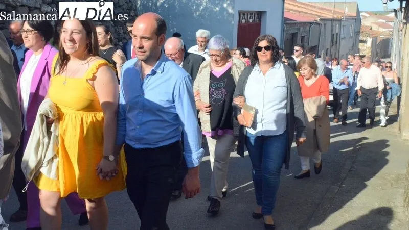 La imagen del Cristo de la Misericordia fue llevada en procesión hasta su ermita