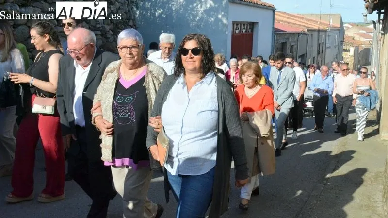 La imagen del Cristo de la Misericordia fue llevada en procesión hasta su ermita