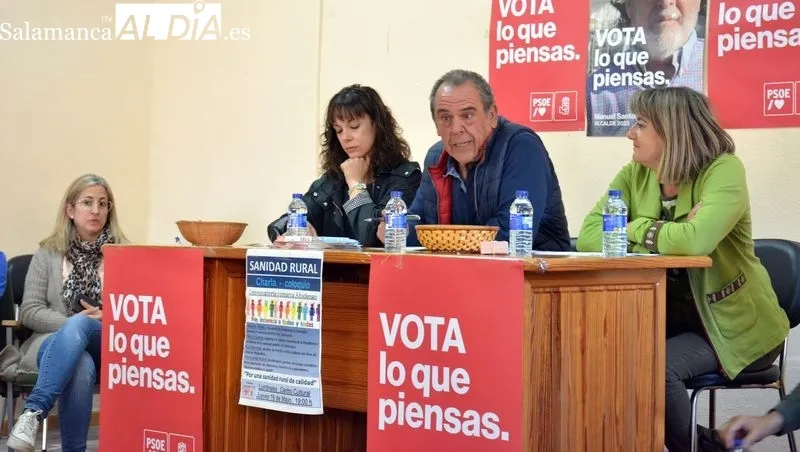 La charla sobre sanidad estaba promovida por el PSOE de Lumbrales