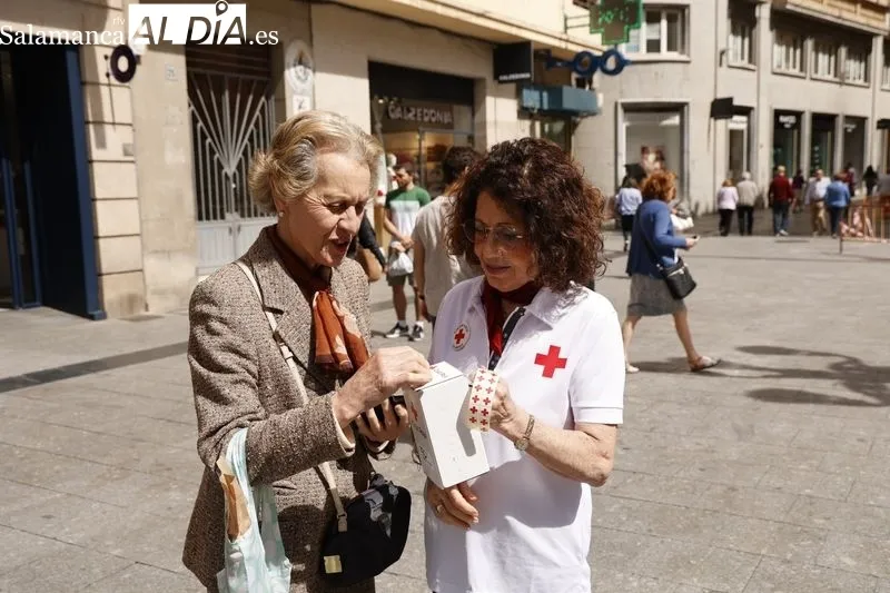 Día de la Banderita organizado por Cruz Roja en Salamanca. Foto de David Sañudo