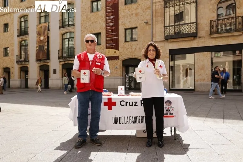 Día de la Banderita organizado por Cruz Roja en Salamanca. Foto de David Sañudo