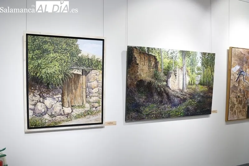 Exposición en el Casino de Salamanca del artista Francisco Medina. Foto de David Sañudo