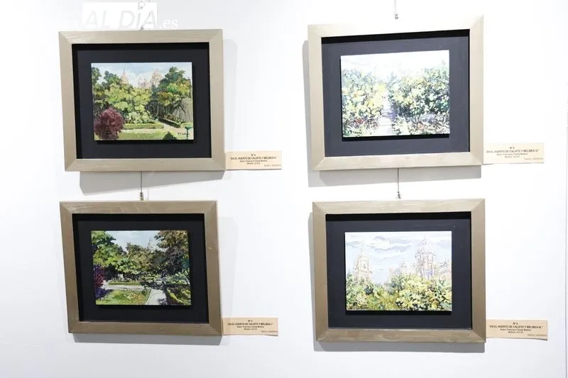 Exposición en el Casino de Salamanca del artista Francisco Medina. Foto de David Sañudo