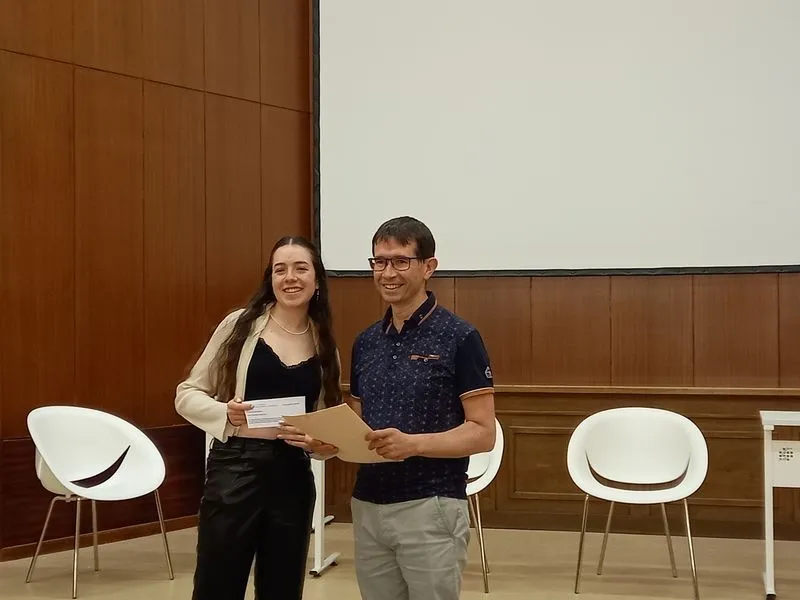 Foto 2 - Dos alumnos del IES Mart&iacute;nez Uribarri, ganadores de la Olimpiada Agroambiental