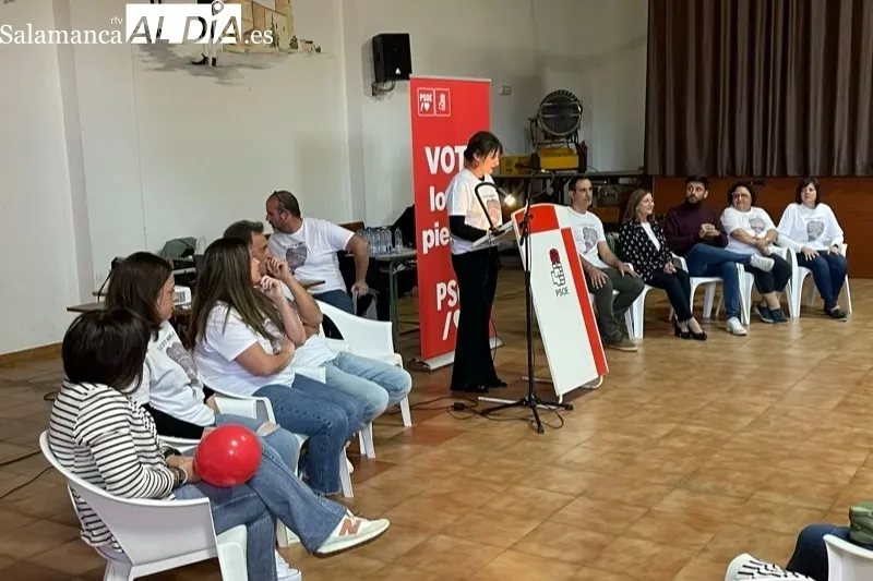El PSOE de Villoruela presentaba su candidatura este sábado en el Multiusos Bernardo Cuesta