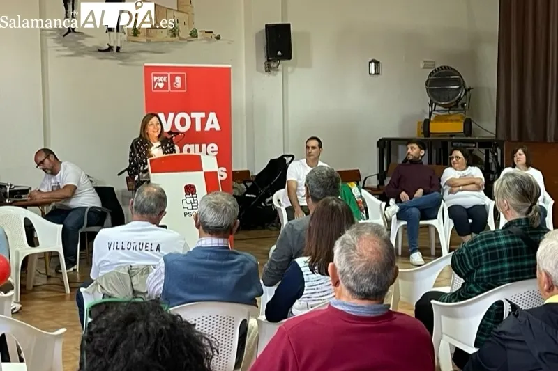 El PSOE de Villoruela presentaba su candidatura este sábado en el Multiusos Bernardo Cuesta