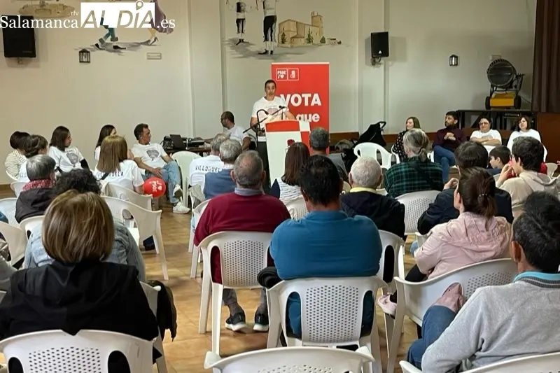 El PSOE de Villoruela presentaba su candidatura este sábado en el Multiusos Bernardo Cuesta