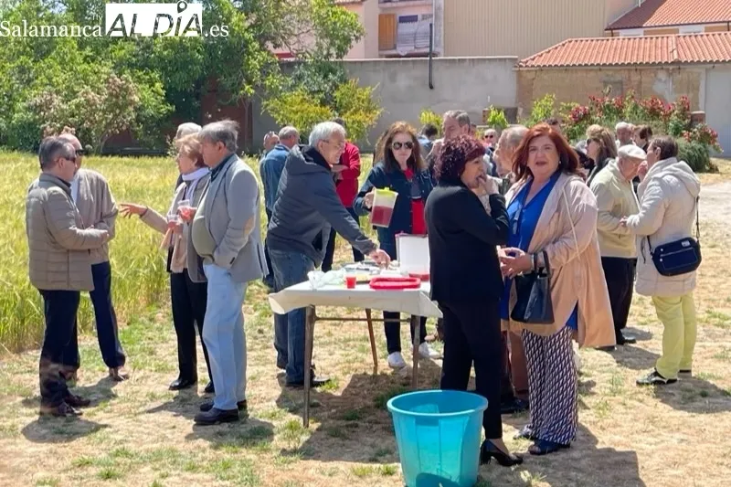 Agricultores y vecinos celebraban a San Isidro en Peñaranda