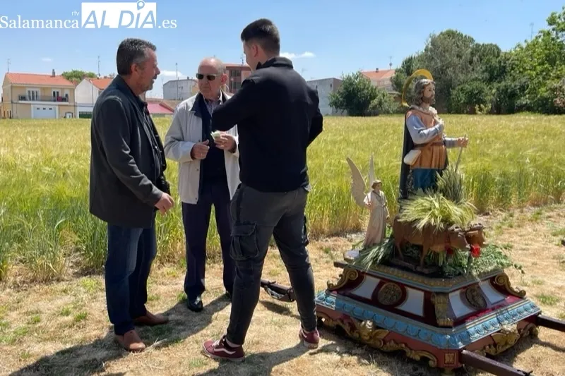 Agricultores y vecinos celebraban a San Isidro en Peñaranda