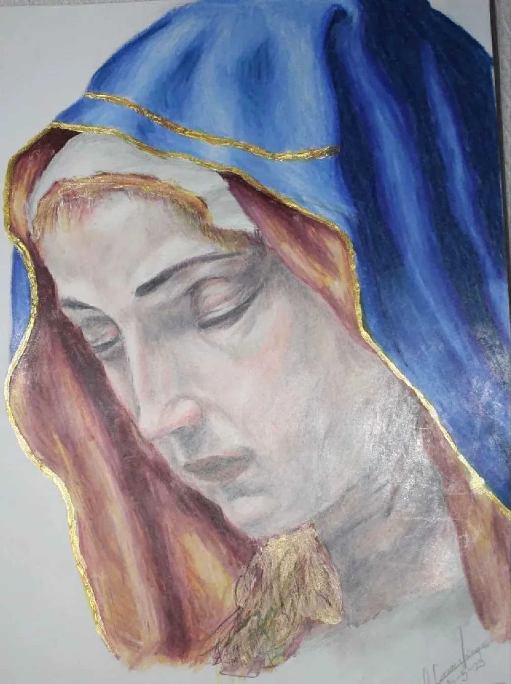 El dibujo del peñarandino Cesar Vázquez, elegido como el mejor de su categoría en el concurso 'Relicant Paint'