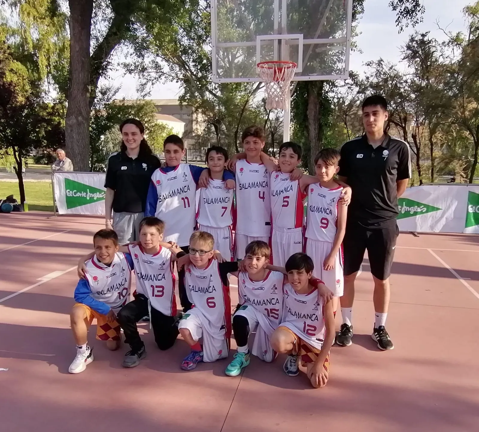 Aaron Martín se ha estrenado en la Selección de Salamanca de minibasket