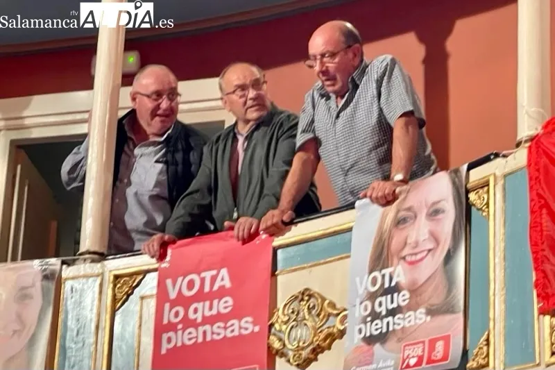 El Teatro Calderón acogía el gran mitin de campaña del PSOE junto a la Ministra de Justicia Pilar Llop