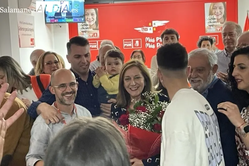 Foto 4 - Carmen &Aacute;vila revalida la alcald&iacute;a de Pe&ntilde;aranda tras la victoria sin mayor&iacute;a del PSOE 