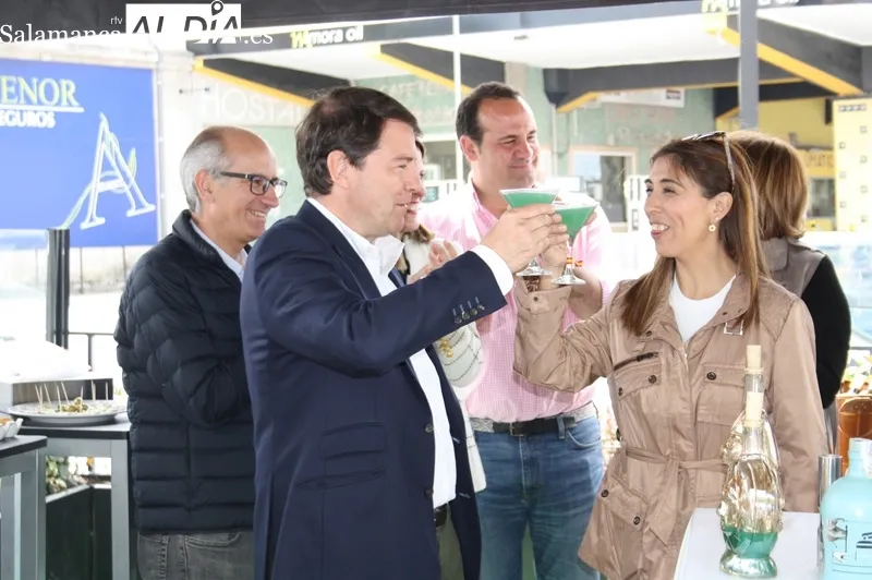Mañueco visitaba este domingo Peñaranda para arropar a la candidatura del PP